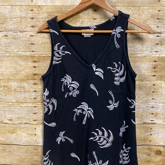 Vintage Jacqueline Studio palm motif shift dress size medium - Picture 12 of 12